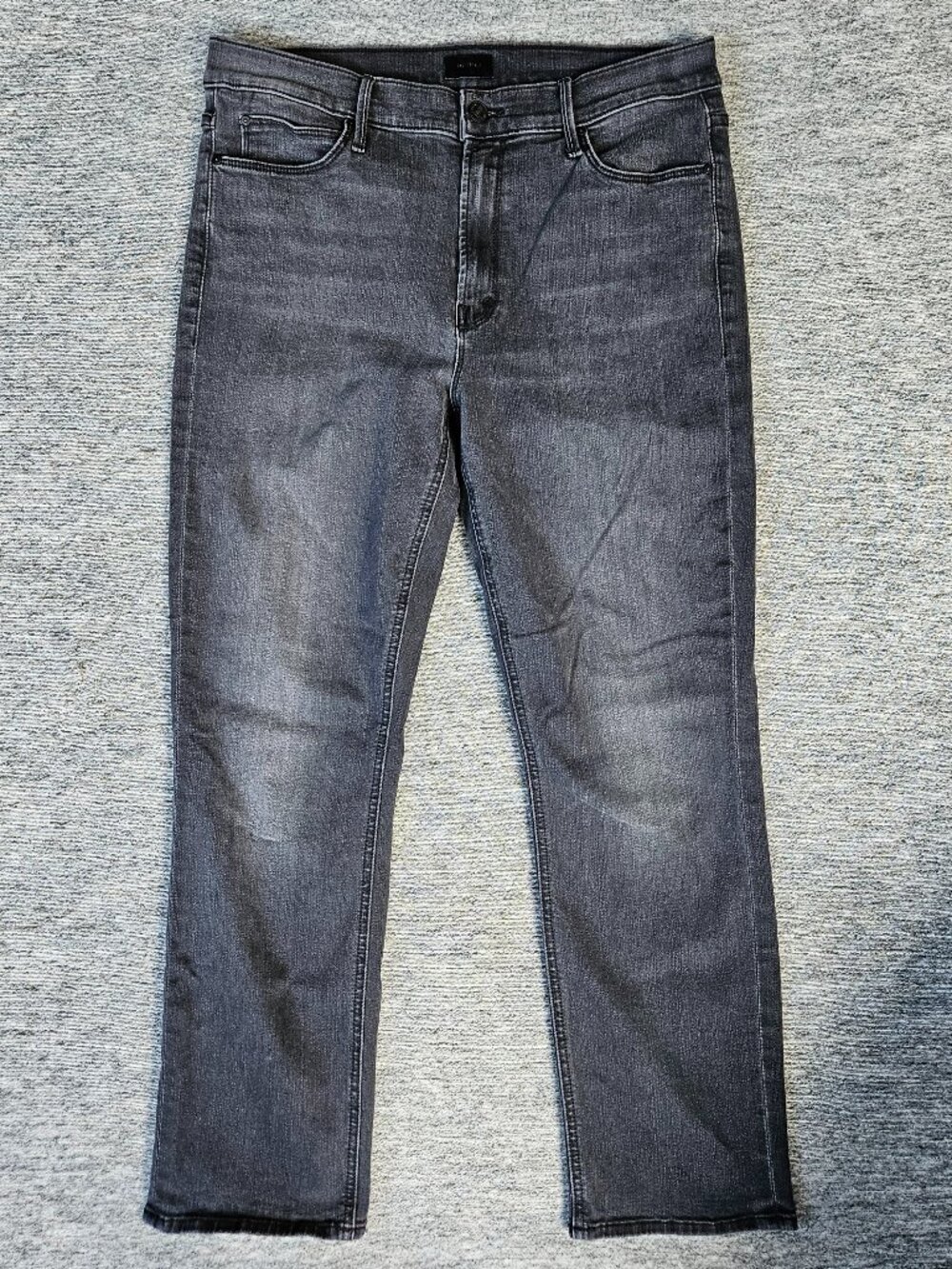 MOTHER Mid Rise Dazzler Ankle Jeans 32 x 28" Black Lighting Up Lanterns Wash